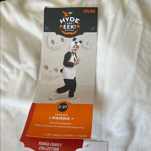 Hyde and Eek! Toddler Panda Costume